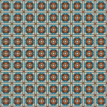 Vector abstract patch pattern. Mosaic background Illustrazione stock