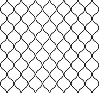 Vector abstract pattern. Grid seamless vector texture. Ornamental tiles and イラスト素材