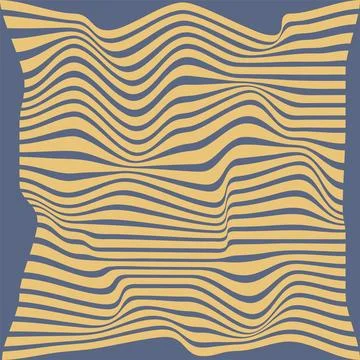 Vector abstract pattern. Modern stylish texture. Geometric striped ornament Stock Illustration