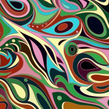 Vector abstract pattern. Oil stains background Stock Illustration