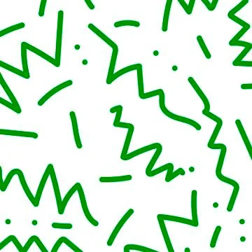 Vector abstract pattern. Prints green lines and hand drawn points Stock Illustration