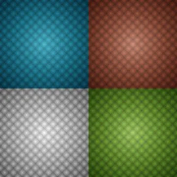 Vector abstract pattern set Stock Illustration