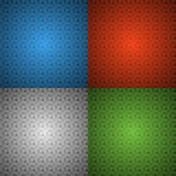 Vector abstract pattern set Stock Illustration