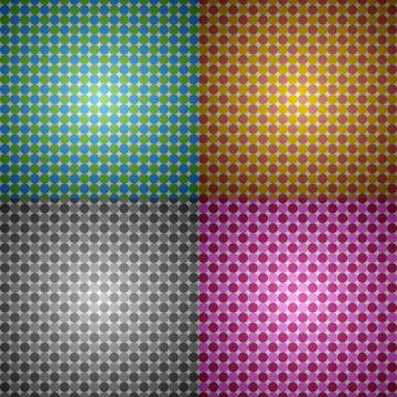 Vector abstract pattern set Stock Illustration