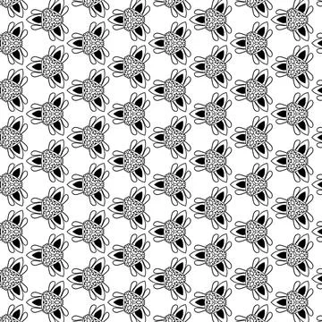 Vector abstract pattern in shades of black Stock Illustration
