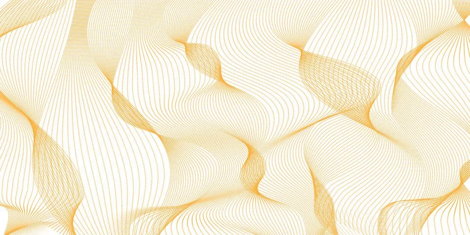 Vector abstract pattern of starry golden lines in the form of a grid. Dynamic Stock Illustration