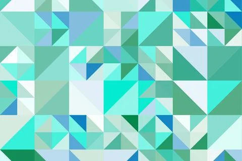 Vector abstract polygon background with a triangle pattern in full multi color. Stock Illustration