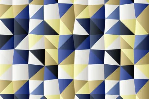 Vector abstract polygon background with a triangle pattern in full multi color. Stock Illustration