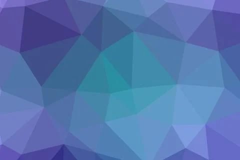 Vector abstract polygon background with a triangle pattern in full multi color. Stock Illustration