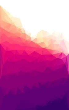 Vector abstract polygonal background - Ped and purple Stock Illustration