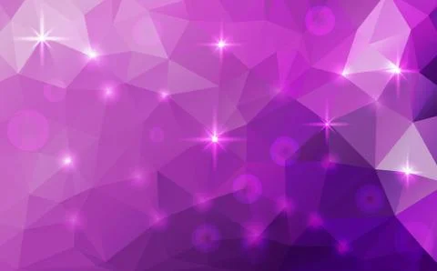 Vector abstract polygonal cosmic background Stock Illustration