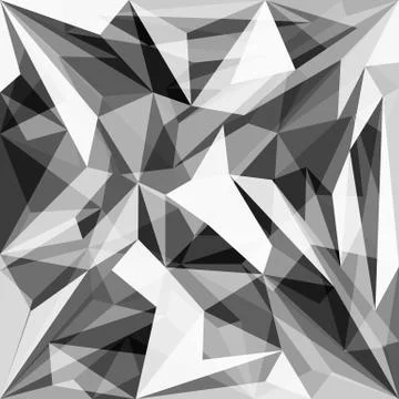 Vector abstract polygonal decoration background. Stock Illustration
