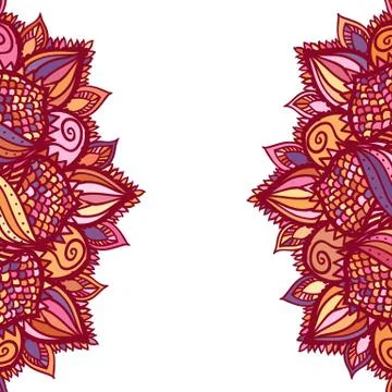 Vector abstract postcard design with copy space Stock Illustration