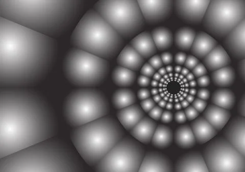 Vector : Abstract radius of circle background Stock Illustration