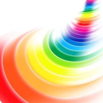 Vector abstract rainbow gradient mesh multicolored vibrant background. EPS 10 Stock Illustration