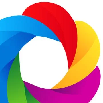 Vector abstract rainbow gradient mesh multicolored vibrant background. EPS 10 Stock Illustration