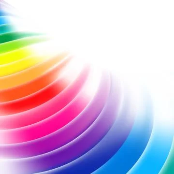 Vector abstract rainbow gradient mesh multicolored vibrant background. EPS 10 Illustrazione stock