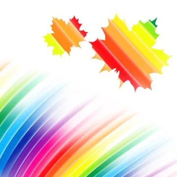 Vector abstract rainbow gradient mesh multicolored vibrant background. EPS 10 Stock Illustration