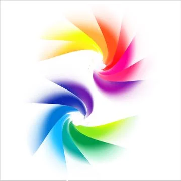 Vector abstract rainbow gradient mesh multicolored vibrant background. EPS 10 Stock Illustration