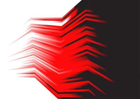 Vector : Abstract red stripes on white background Stock Illustration