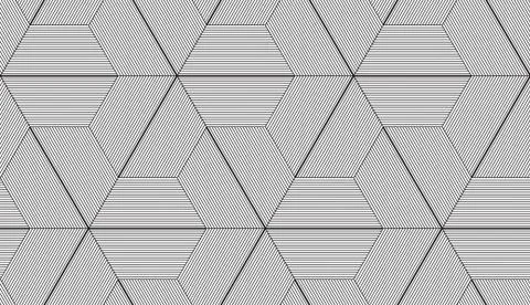 Vector abstract repeating classical background in black and whit Stock Illustration