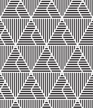 Vector abstract repeating classical background in black and whit Stock Illustration