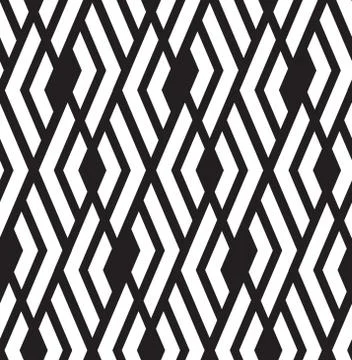 Vector abstract repeating classical background in black and whit Stock Illustration