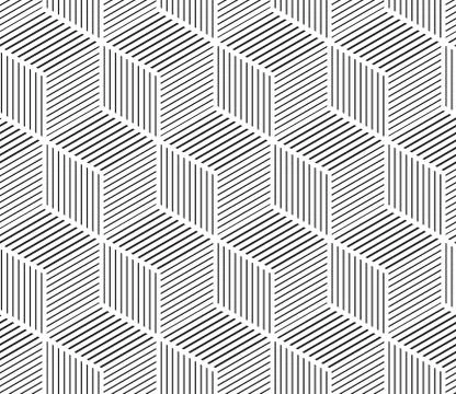 Vector abstract repeating classical background in black and whit Stock-Illustration