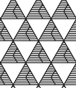 Vector abstract repeating classical background in black and whit Stock Illustration