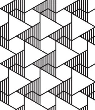 Vector abstract repeating classical background in black and whit Illustrazione stock