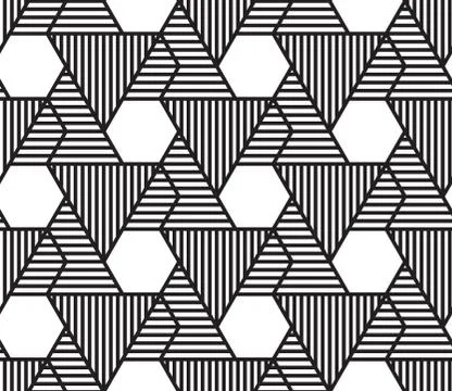 Vector abstract repeating classical background in black and whit Stock Illustration