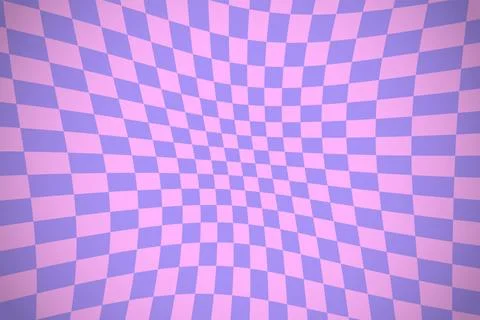 Vector abstract retro background in groovy style. Vintage groovy chessboard.. Stock Illustration