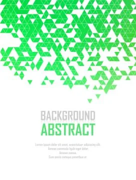 Vector Abstract retro geometric background. Template brochure design Stock Illustration
