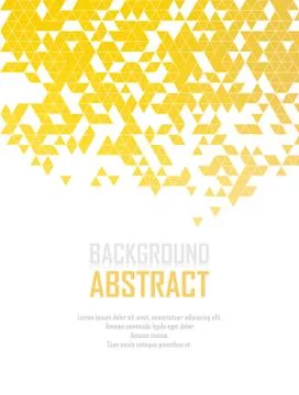 Vector Abstract retro geometric background. Template brochure design Stock Illustration