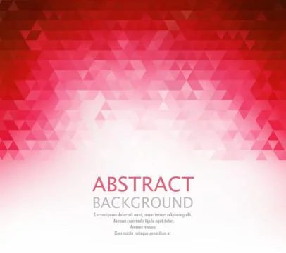 Vector Abstract retro geometric background. Template brochure design Stock Illustration