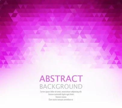 Vector Abstract retro geometric background. Template brochure design Stock Illustration
