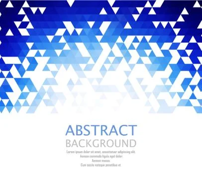 Vector Abstract retro geometric background. Template brochure design Stock Illustration