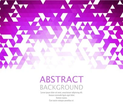 Vector Abstract retro geometric background. Template brochure design Stock Illustration