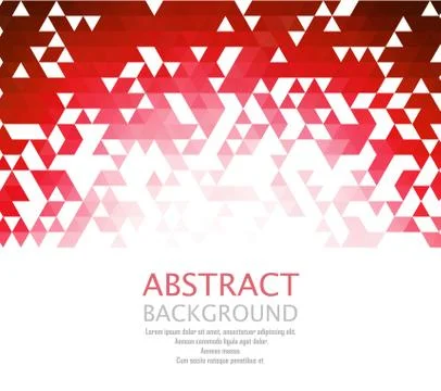 Vector Abstract retro geometric background. Template brochure design Stock Illustration