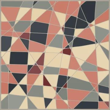 Vector abstract retro mosaic background Stock Illustration