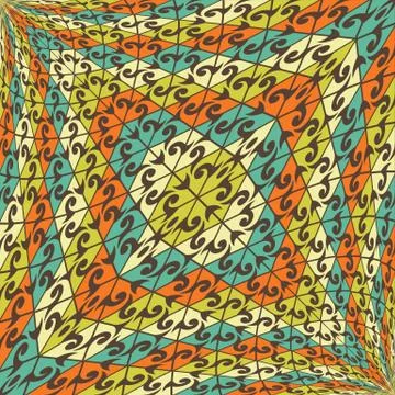 Vector abstract rhythmic geometric background Stock Illustration