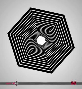 Vector, abstract rotation detail, pattern, symmetric, round pattern for desig Stock Illustration