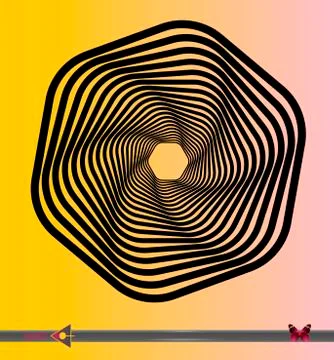 Vector, abstract rotation detail, pattern, symmetric, round pattern for desig Stock Illustration