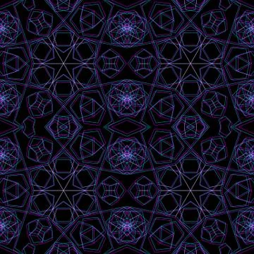 Vector abstract sacred geometry decoration. Stock-Illustration