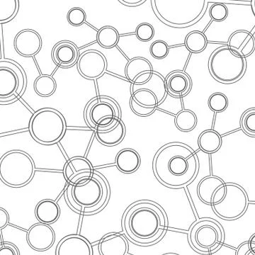 Vector abstract science background. Polygonal connect vector background Stock Illustration