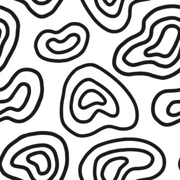 Vector abstract seamless background with spots, dots and lines. Great for paper Stock Illustration