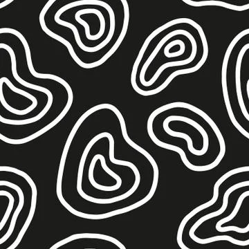 Vector abstract seamless background with spots, dots and lines. Great for paper Stock Illustration