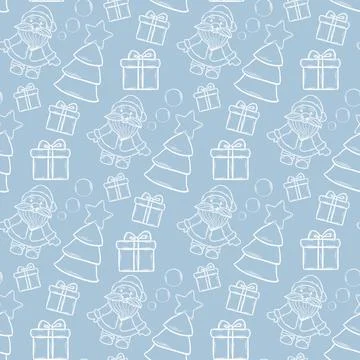 Vector abstract seamless Christmas pattern Vector abstract seamless Christ... Stock Photos