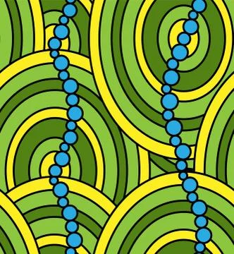 Vector abstract seamless floral pattern background Stock Illustration