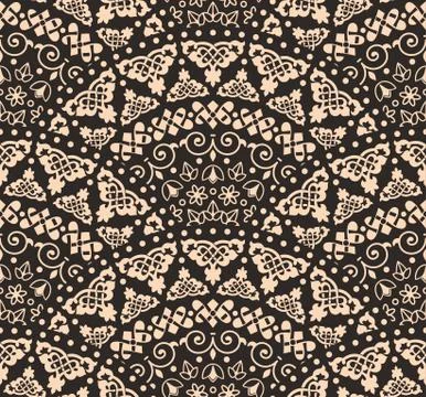 Vector abstract seamless geometric background Stock Illustration